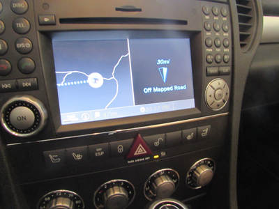 Mercedes R171 Radio Navigation Stereo GPS Screen Comand Controls A1719000800 SLK280 SLK300 SLK350 SLK558